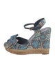 Tory Burch Canvas Animal Print Espadrilles