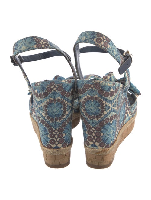 Tory Burch Canvas Animal Print Espadrilles