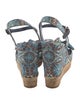 Tory Burch Canvas Animal Print Espadrilles