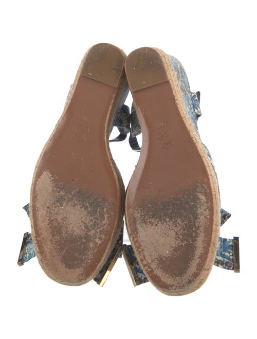 Tory Burch Canvas Animal Print Espadrilles