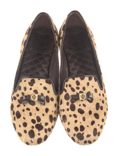 Tory Burch Ponyhair Animal Print Loafers