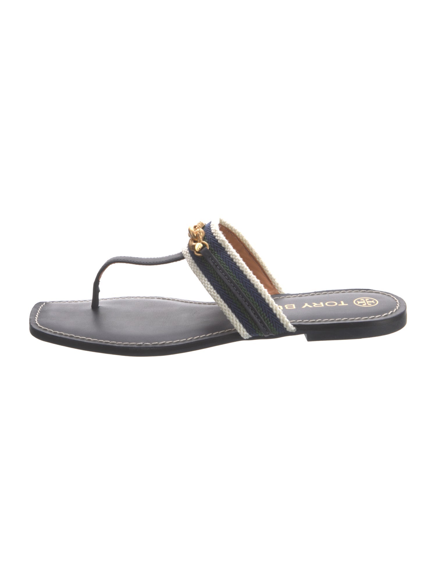 Tory Burch Leather Slides