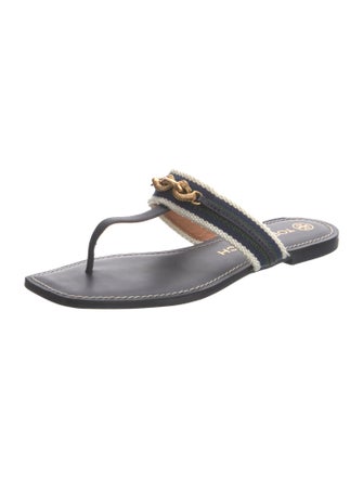 Tory Burch Leather Slides