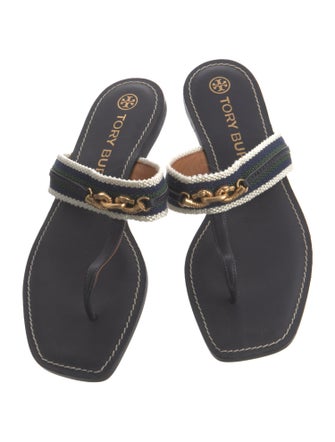 Tory Burch Leather Slides
