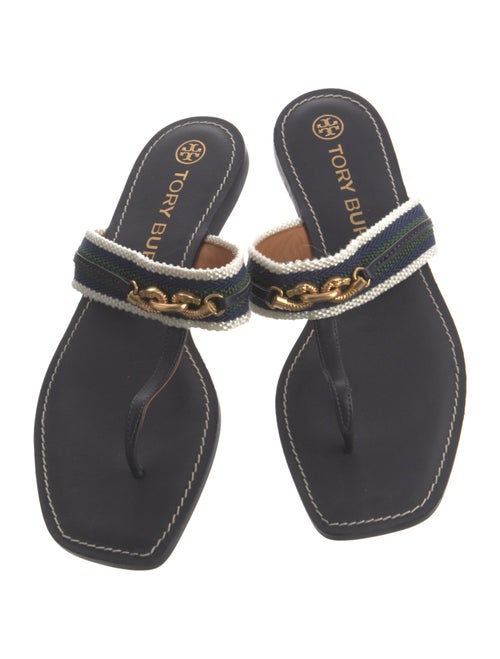 Tory Burch Leather Slides