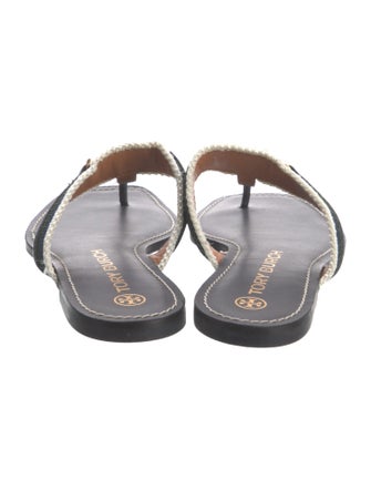 Tory Burch Leather Slides