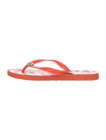 Tory Burch Sandals Rubber Printed Flip Flops 7.5