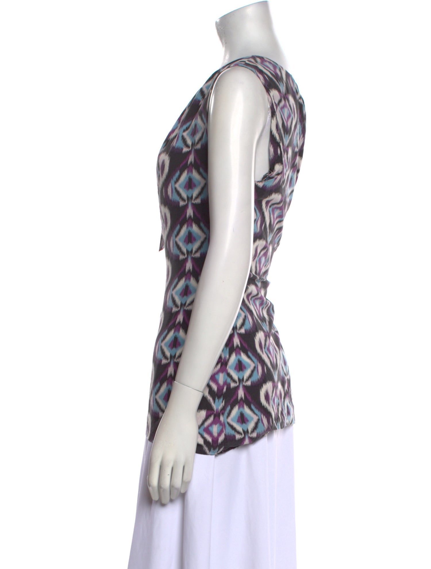 Tory Burch Silk Printed Top