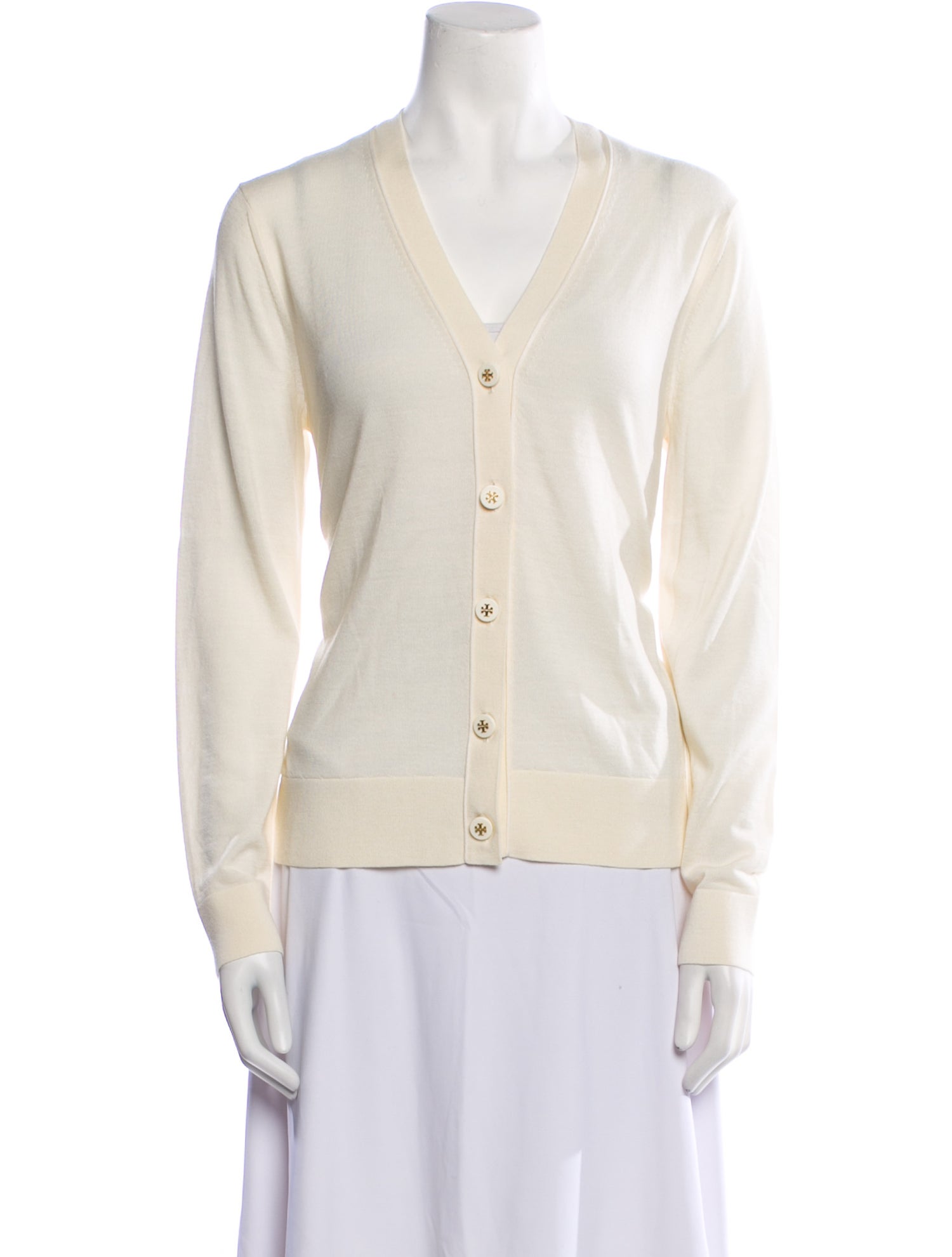 Tory Burch Wool V-Neck Sweater