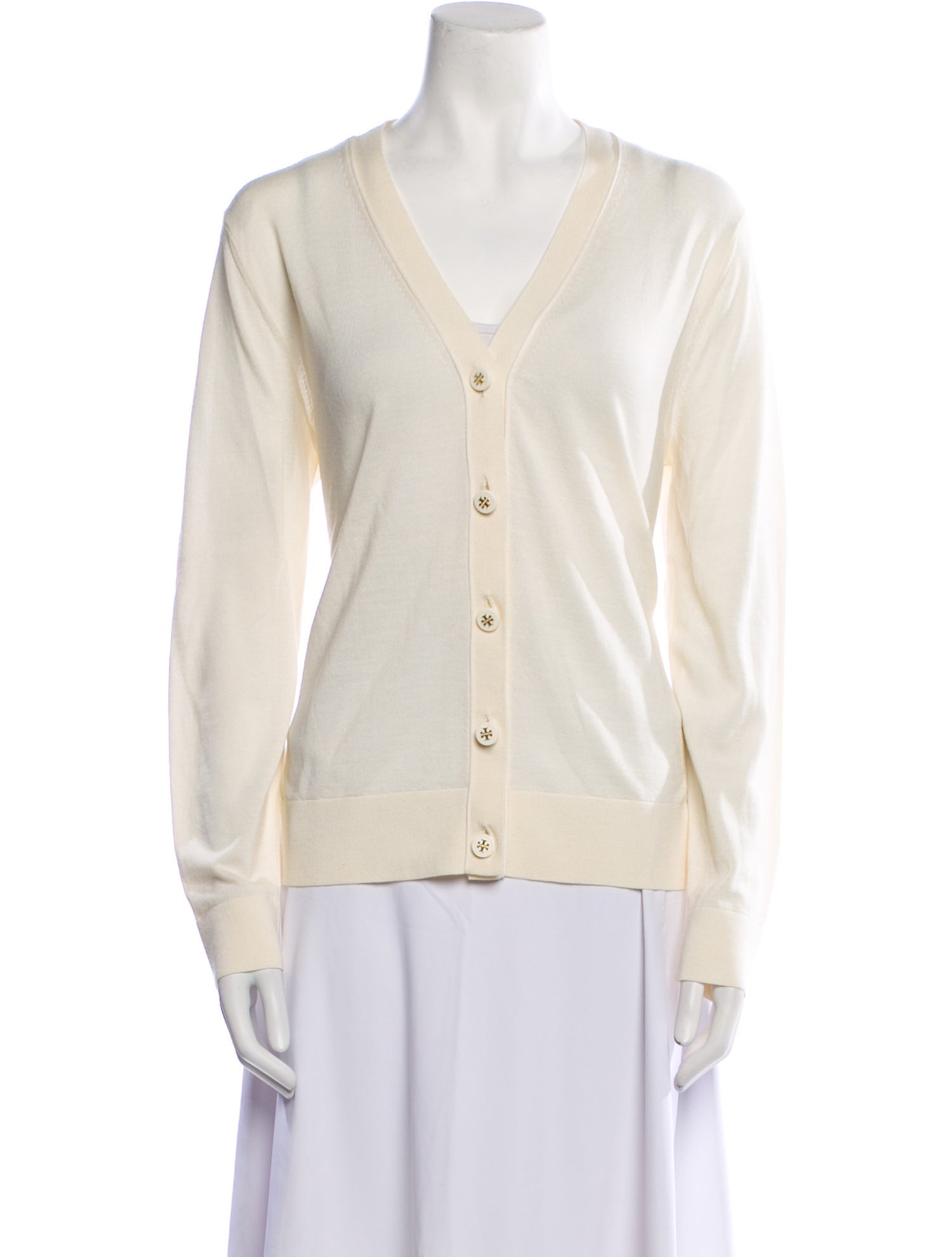 Tory Burch Wool V-Neck Sweater