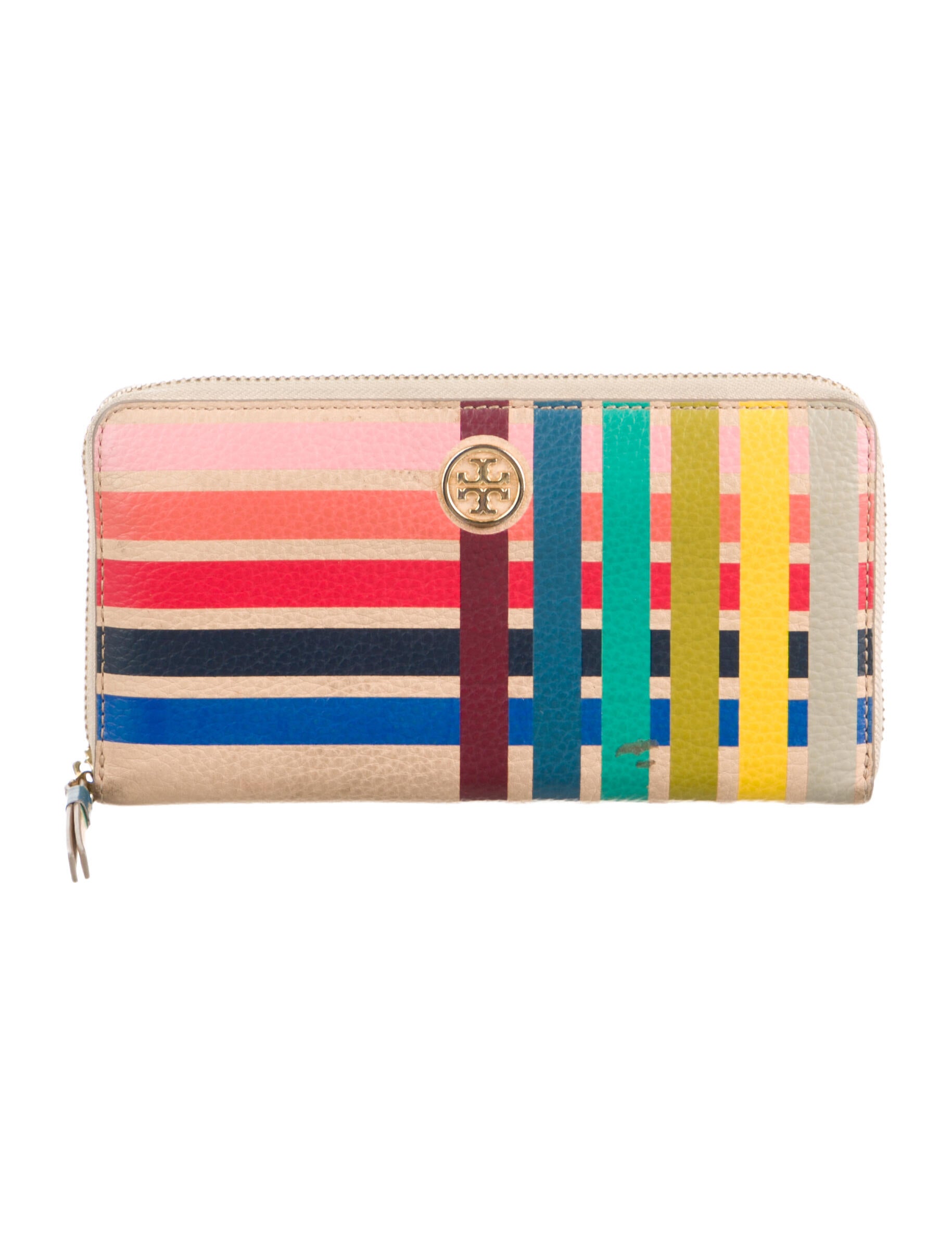 Tory Burch Leather Printed Continental Wallet