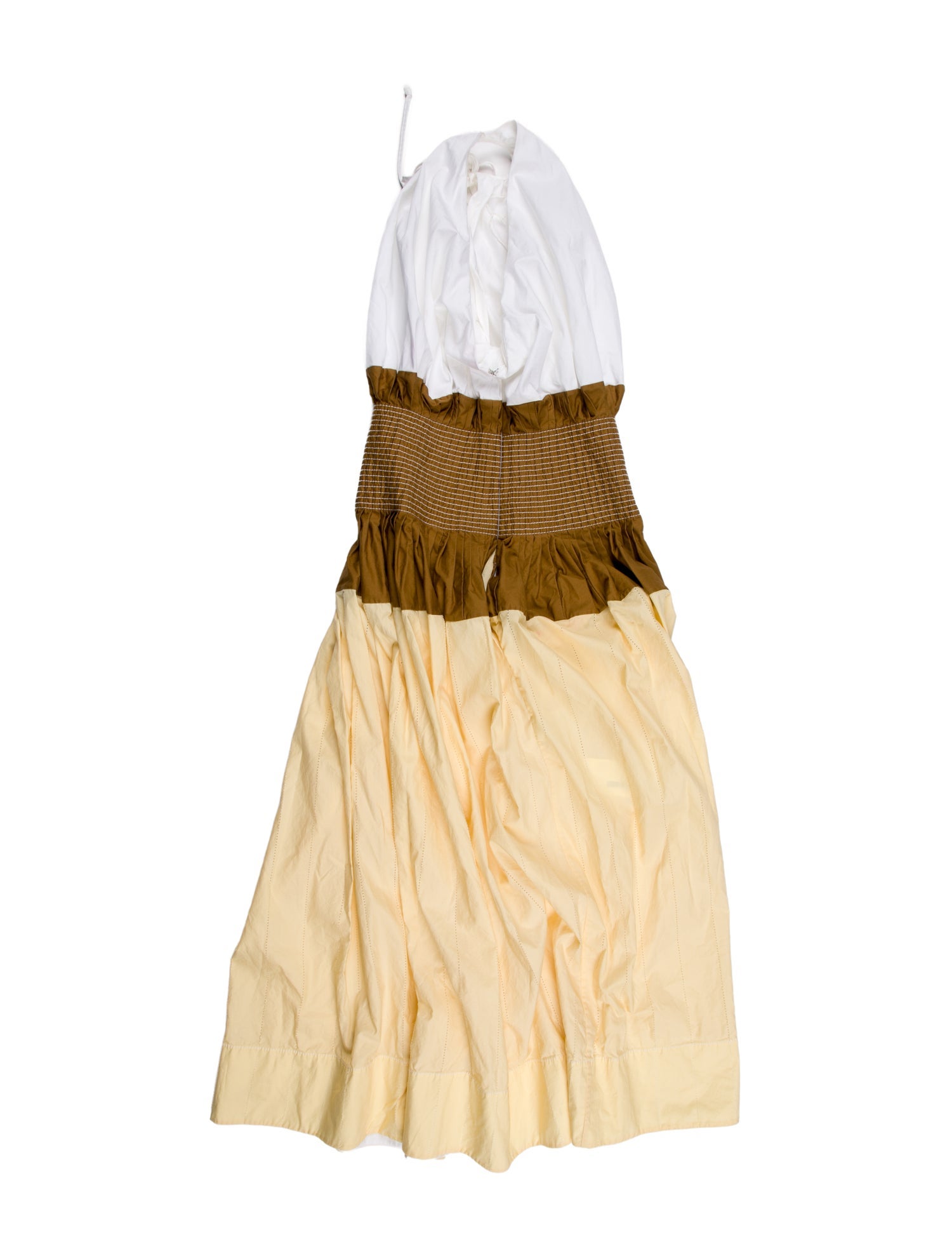 Tory Burch Colorblock Pattern Long Dress