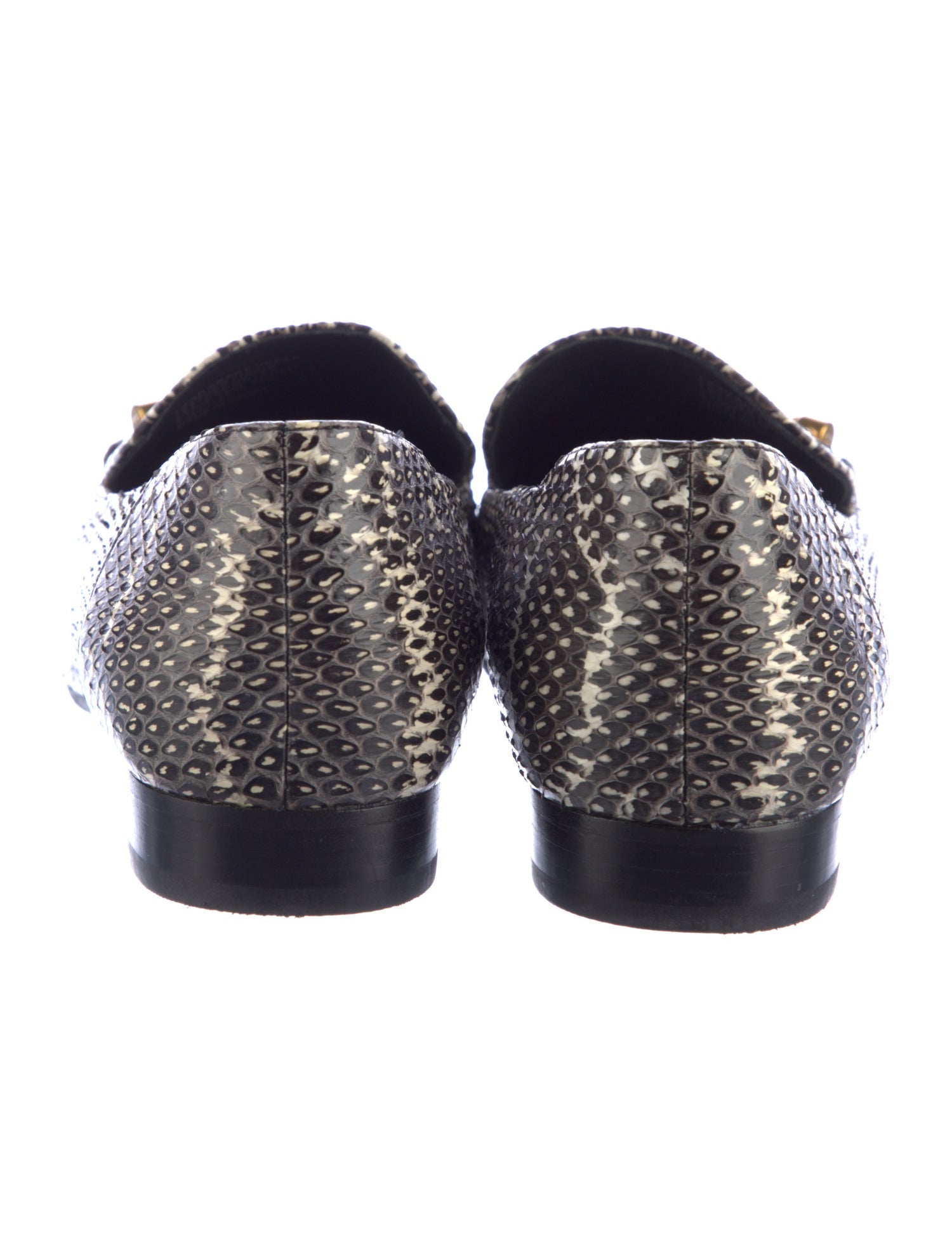 Tory Burch Snakeskin Animal Print Loafers