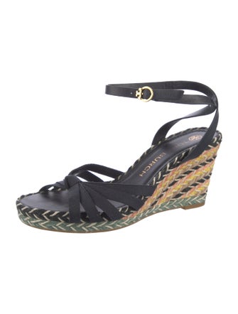 Tory Burch Canvas Patterned Espadrilles