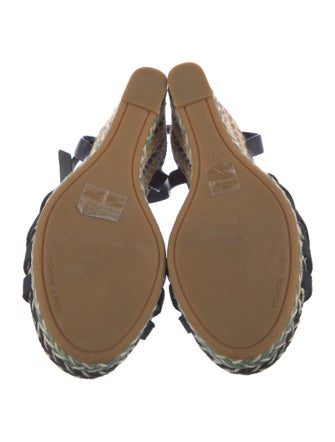 Tory Burch Canvas Patterned Espadrilles