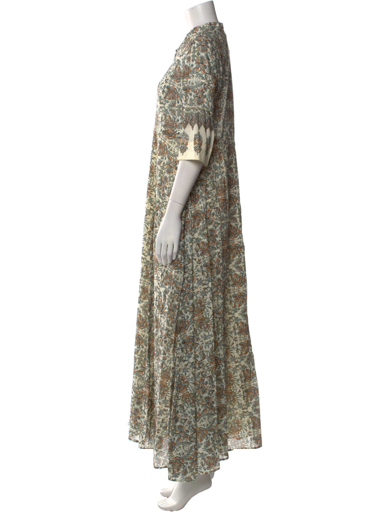 Tory Burch Floral Print Long Dress w/ Tags