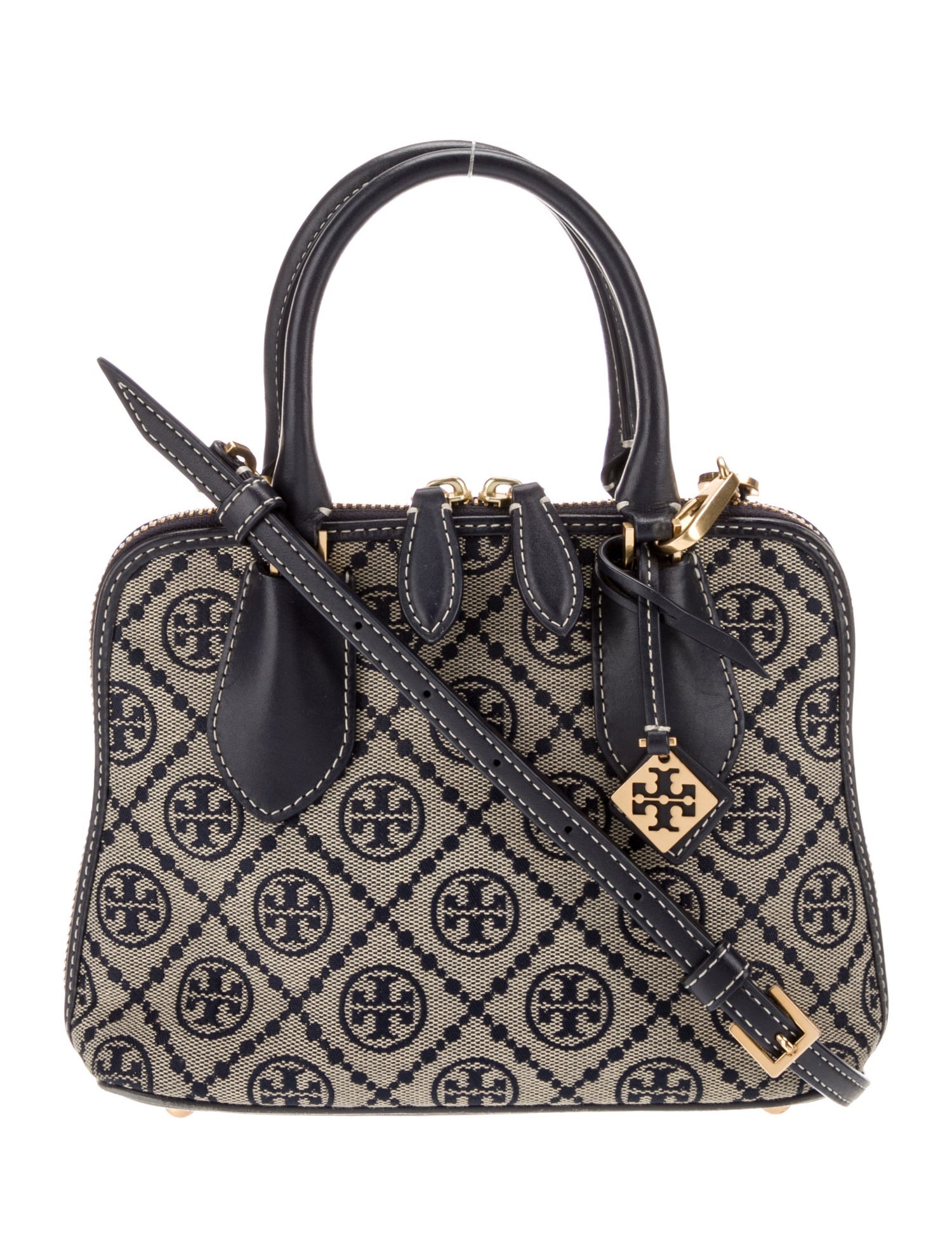 Tory Burch Jacquard Top Handle Bag