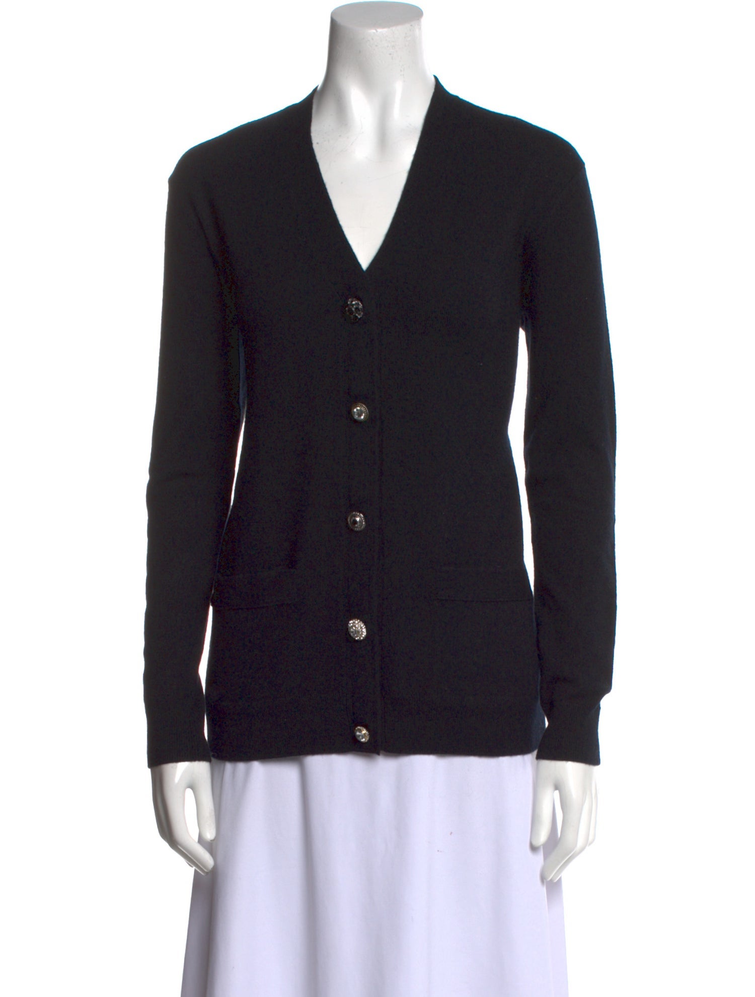 Tory Burch Merino Wool V-Neck Sweater