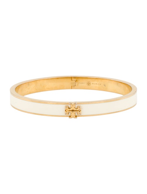 Tory Burch Enamel Kira Hinged Bangle Bracelet