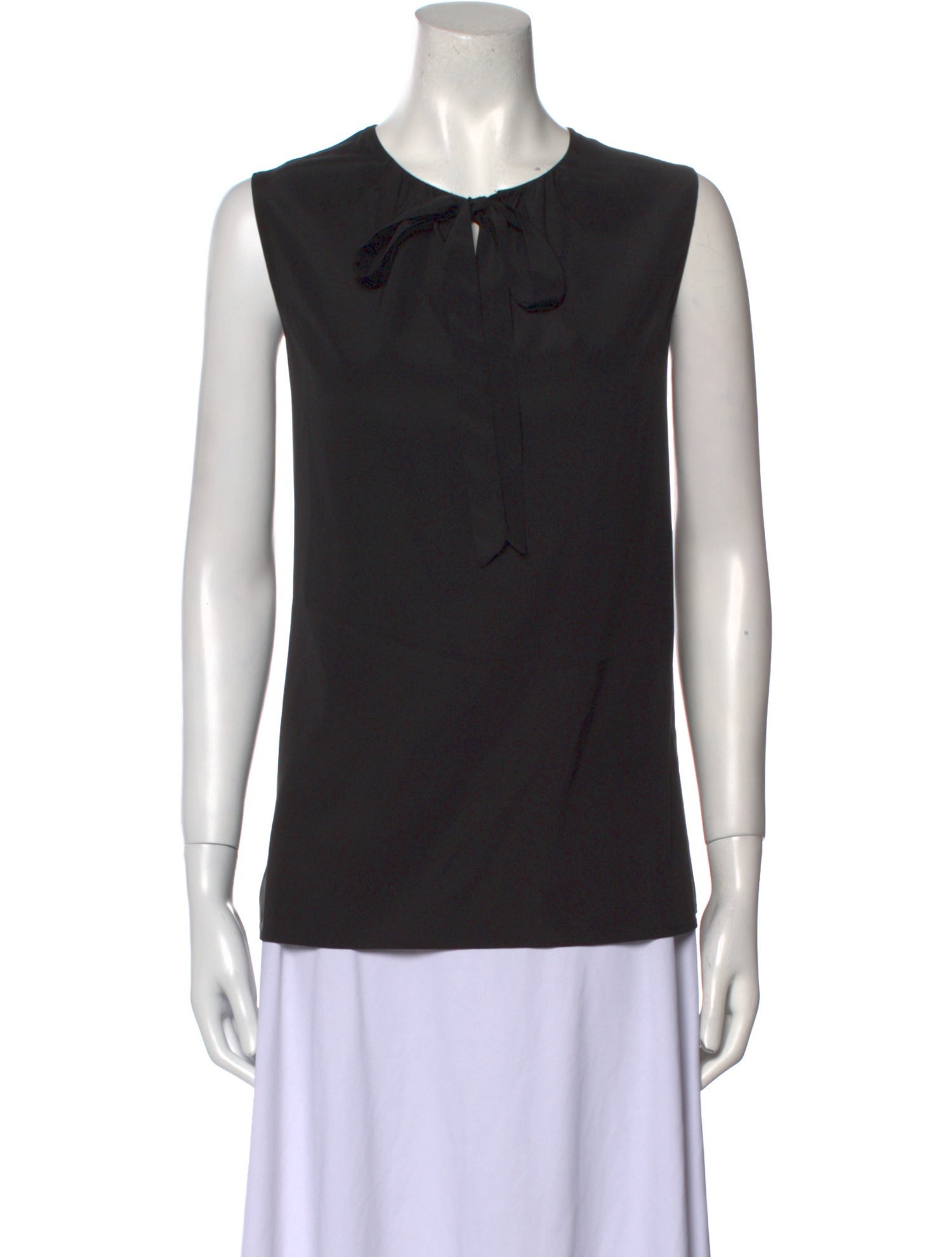 Tory Burch Silk Crew Neck Top