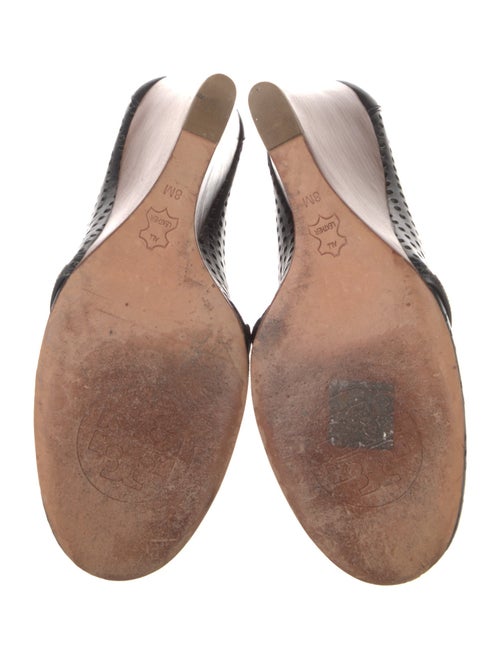 Tory Burch Leather Lasercut Accents Pumps
