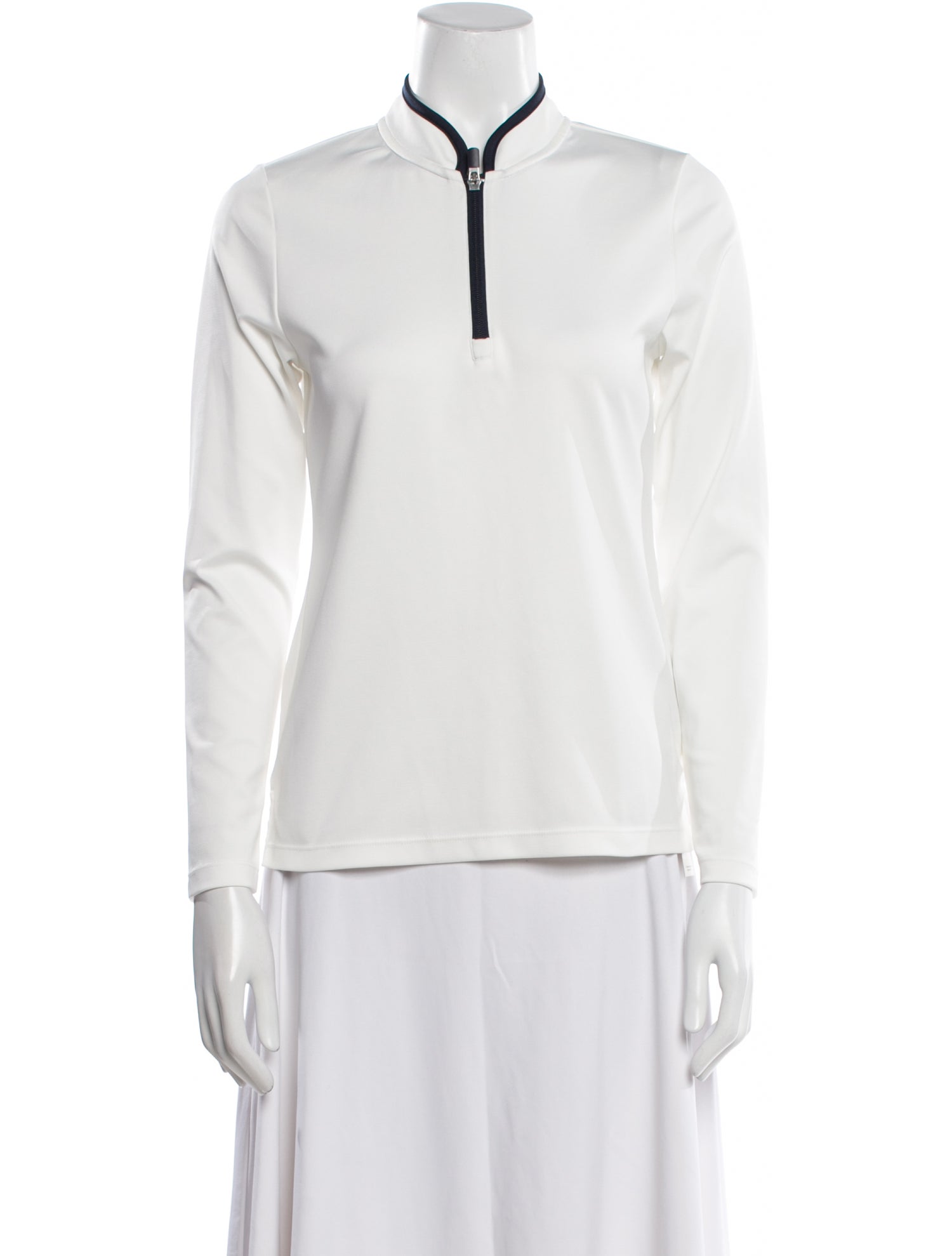 Tory Burch V-Neck Long Sleeve Sweatshirt