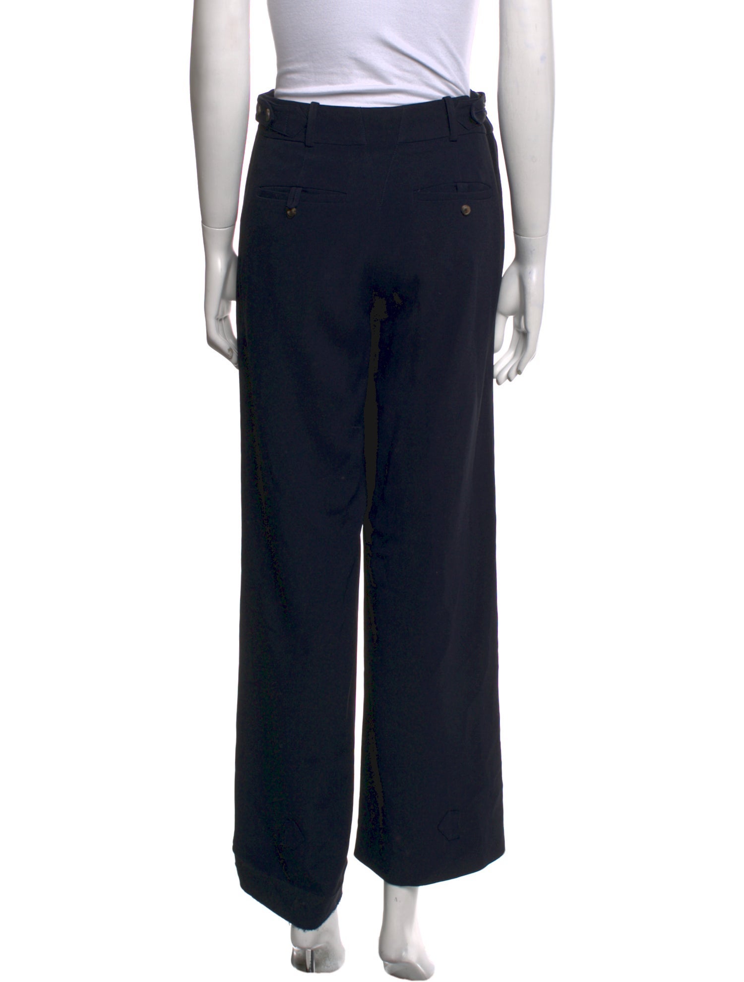 Tory Burch Wool Wide Leg Pants