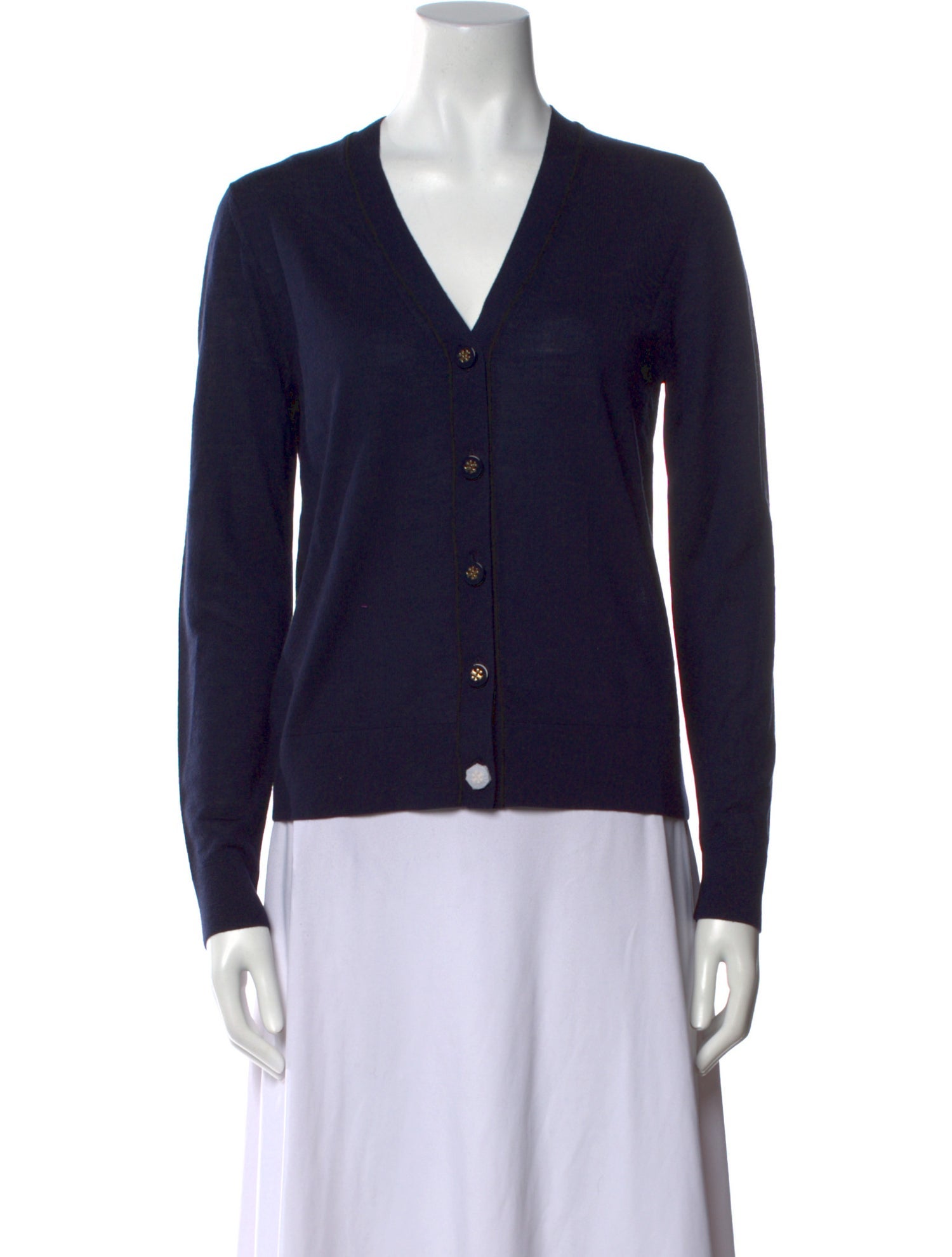 Tory Burch Wool V-Neck Sweater