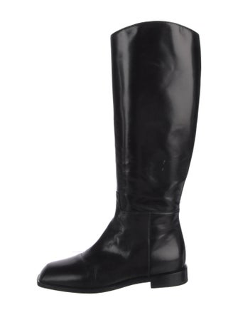 Tory Burch Leather Riding Boots