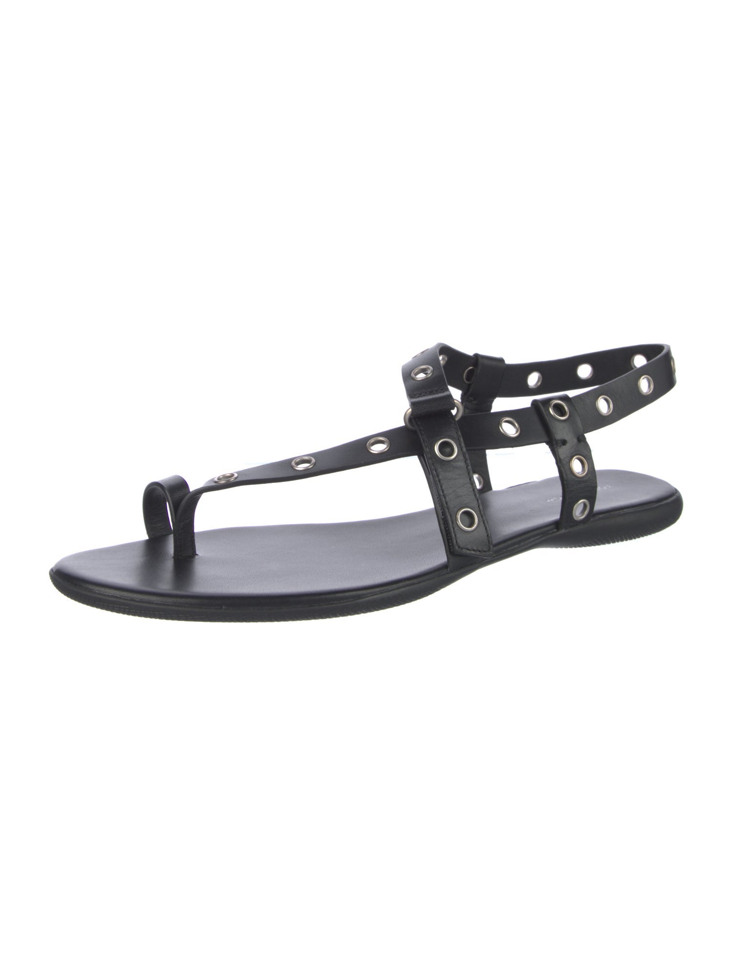 Tory Burch Leather T-Strap Sandals
