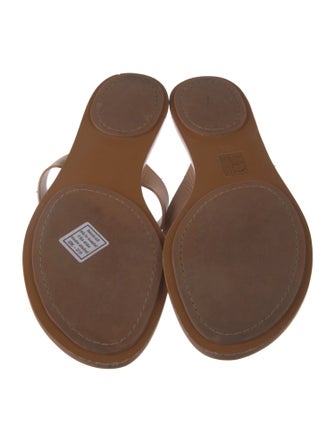 Tory Burch Leather Slides