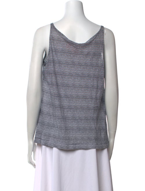 Tory Burch Striped Cowl Neck Top