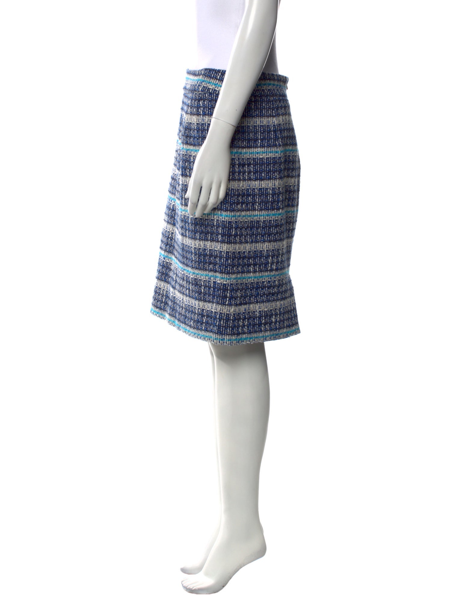 Tory Burch Tweed Pattern Knee-Length Skirt