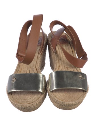 Tory Burch Leather Espadrilles