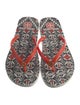Tory Burch Rubber Printed Flip Flops