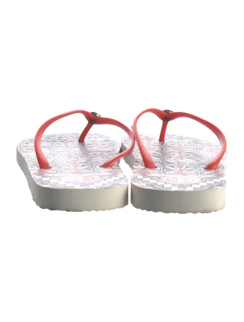Tory Burch Rubber Printed Flip Flops