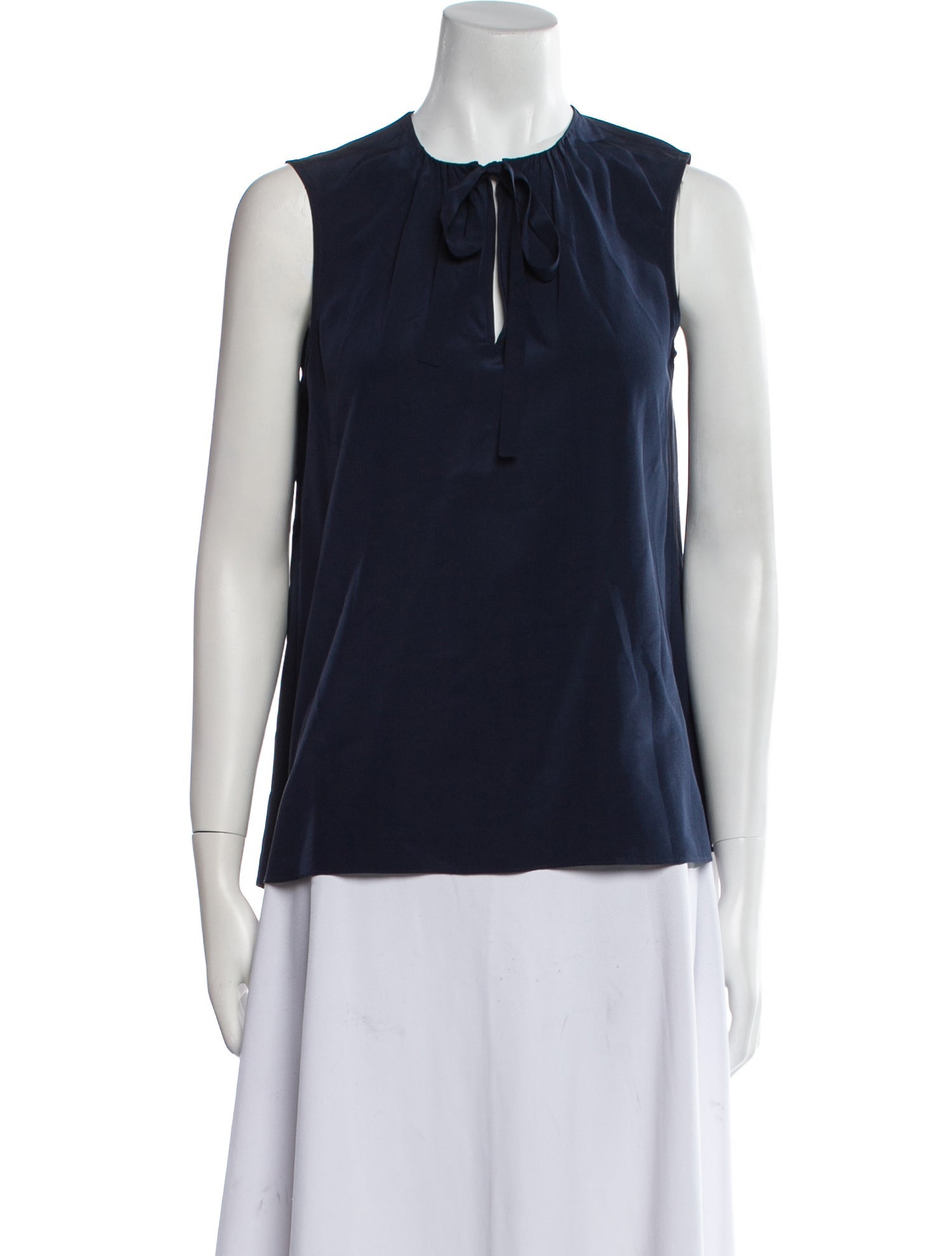 Tory Burch Silk Crew Neck Top