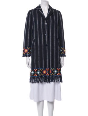 Tory Burch Striped Coat