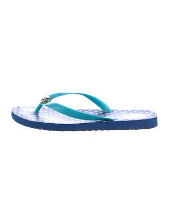 Tory Burch Rubber Printed Flip Flops