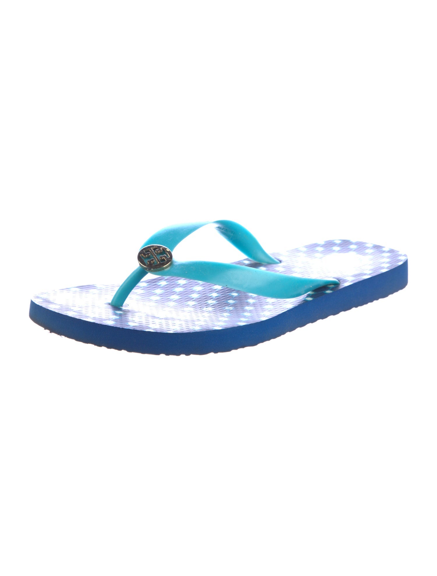Tory Burch Rubber Printed Flip Flops