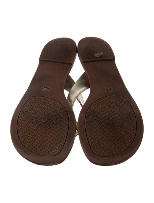 Tory Burch Leather Printed Slides