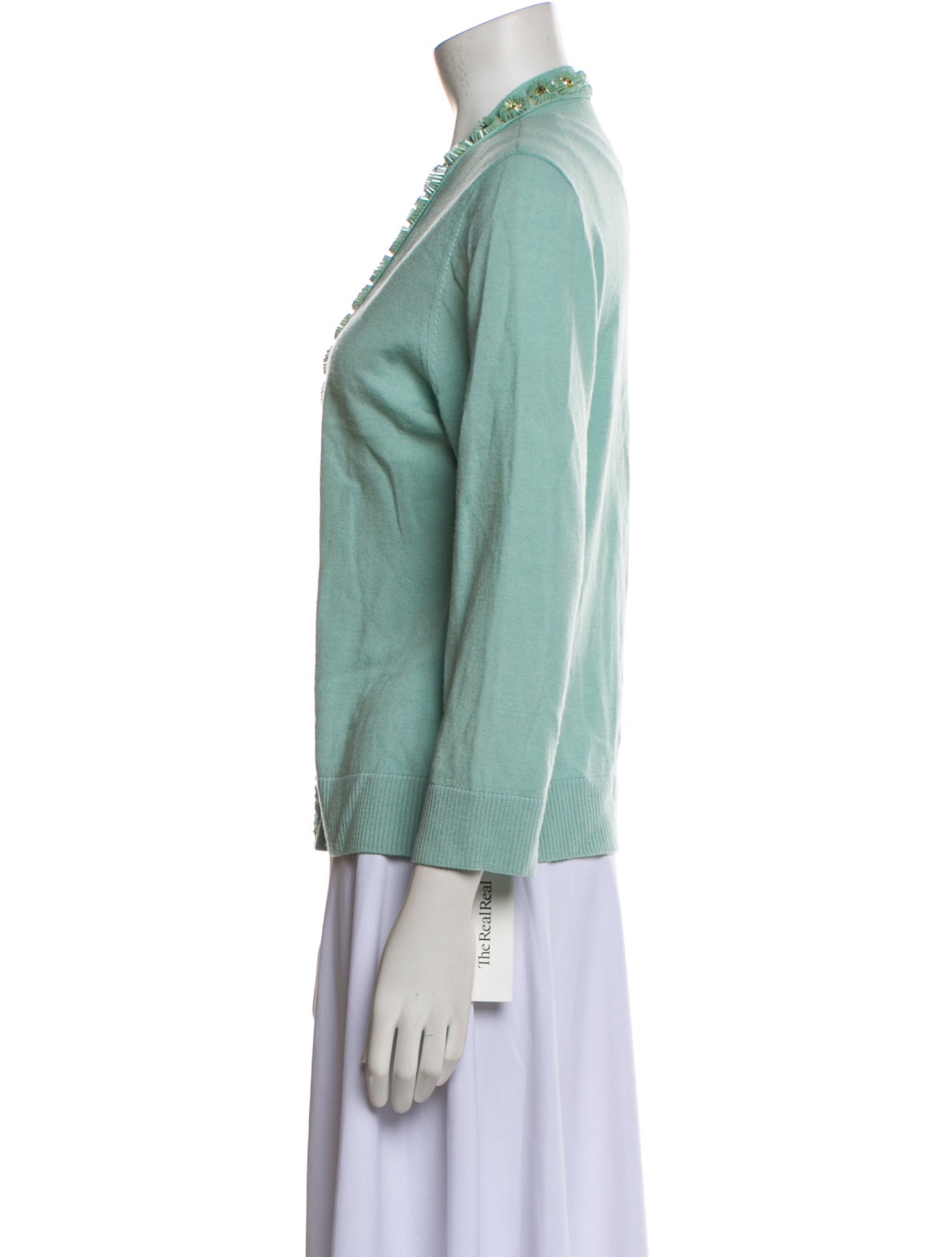 Tory Burch Merino Wool V-Neck Sweater