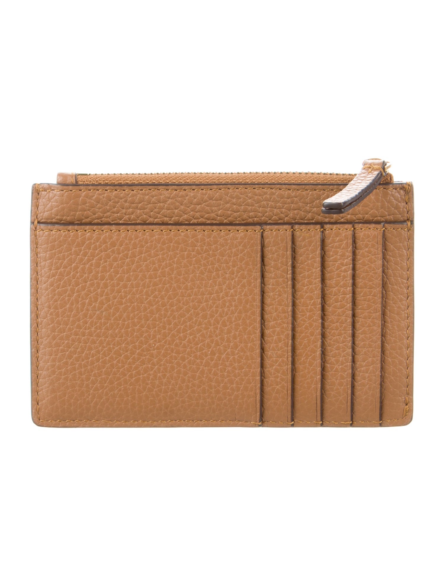 Tory Burch Leather Colorblock Pattern Wallet