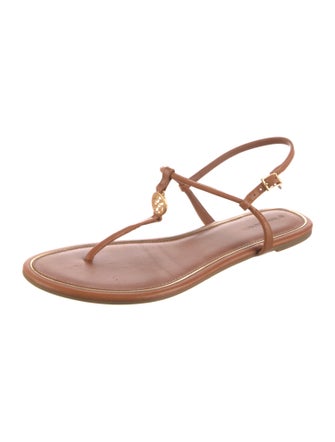 Tory Burch Leather T-Strap Sandals