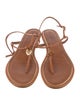 Tory Burch Leather T-Strap Sandals