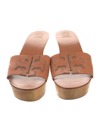 Tory Burch Leather Slides