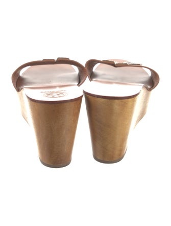 Tory Burch Leather Slides