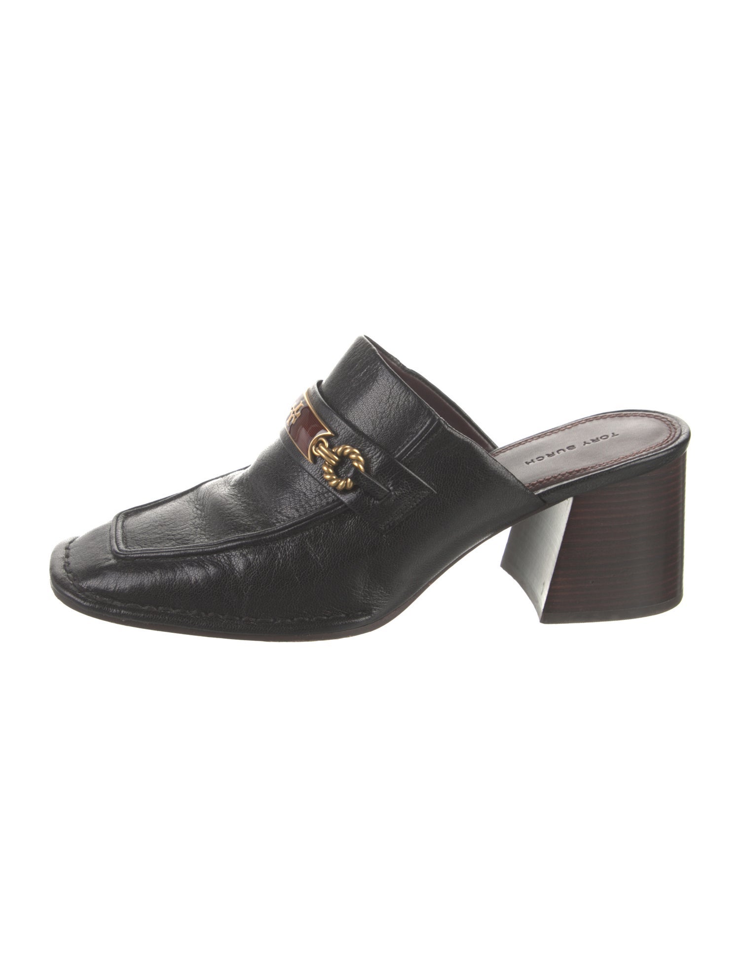 Tory Burch Leather Mules