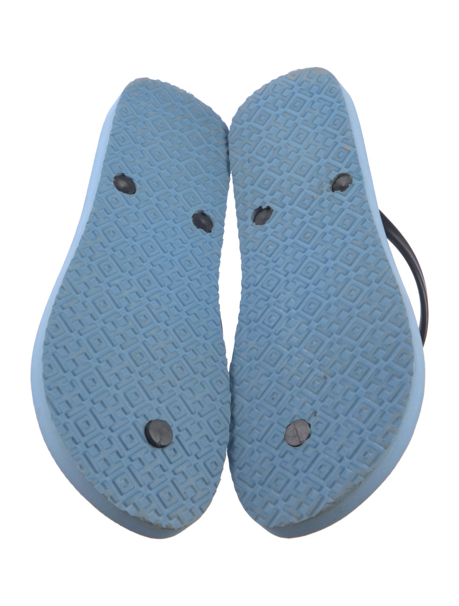 Tory Burch Rubber Floral Print Flip Flops