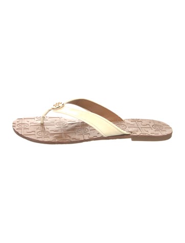Tory Burch Sandals Leather Flip Flops US 9 |